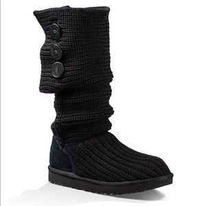 UGG Three Button Sweater Boots